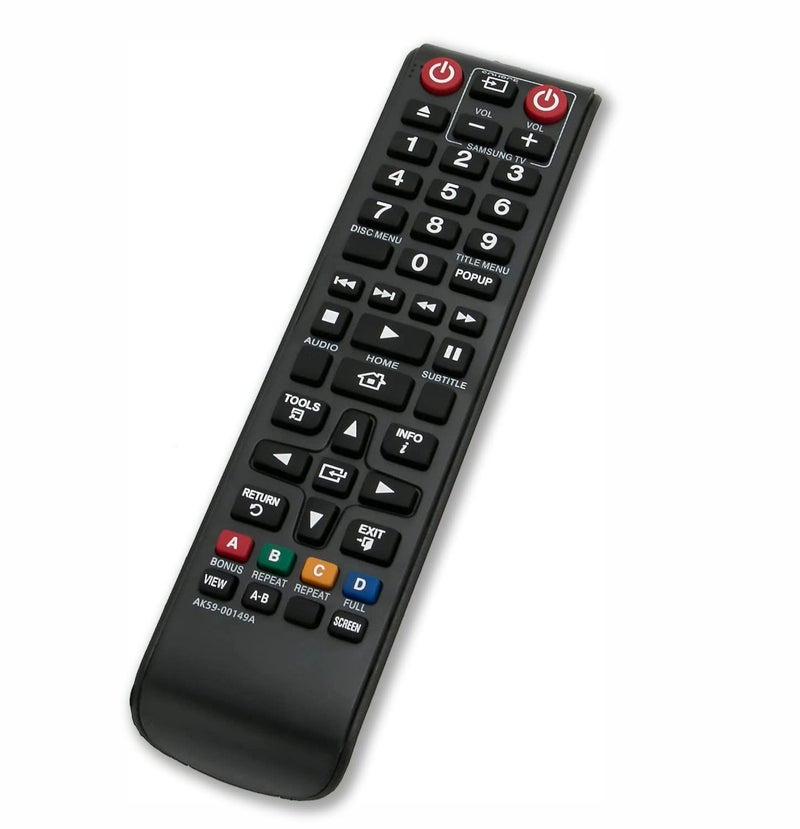 BOMAZ Replacement Remote Control for Samsung BD-J5900 BD-JM51 BD-F6500 Blu-ray Disc Player - Image 1